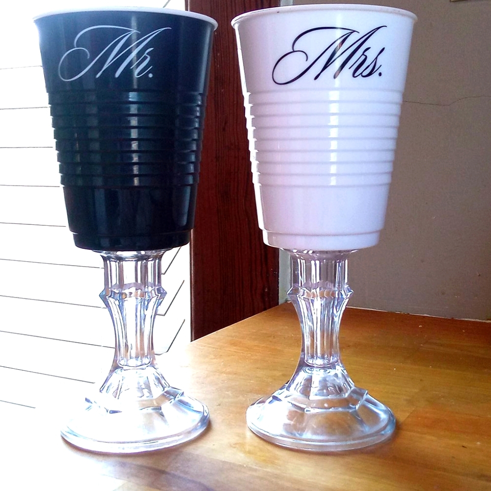 Mr. and Mrs. Solo matching cups